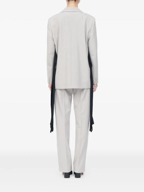 MM6 Maison Margiela long-sleeve blazer - Grey