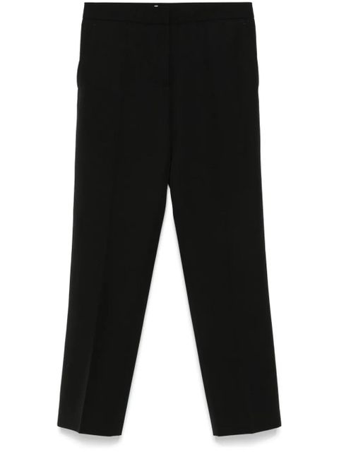Jil Sander tapered cropped trousers - Black - zdjęcie produktu nr 1