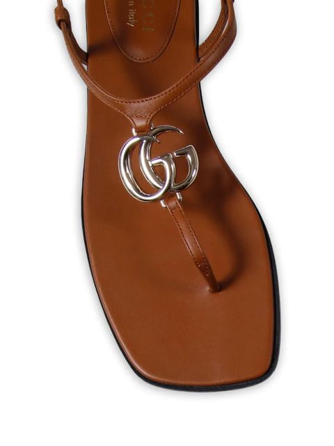 Gucci Double G sandals - Brown