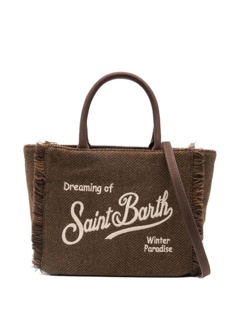 MC2 Saint Barth fringed tote bag - Brown - zdjęcie produktu nr 1