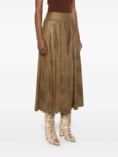 ISABEL MARANT Genevi maxi skirt - Brown
