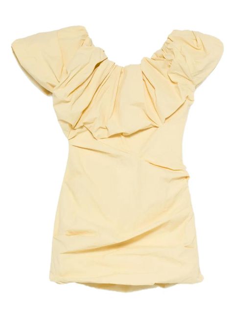 Paris Georgia Rio puff-sleeve mini dress - Yellow - zdjęcie produktu nr 1