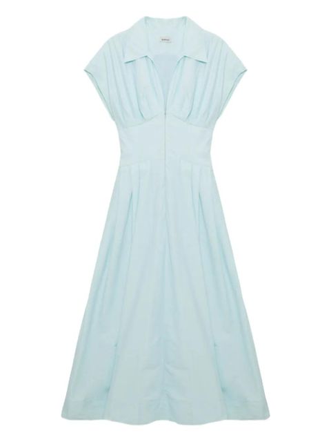 Simkhai Farlow pleated midi dress - Blue - zdjęcie produktu nr 1