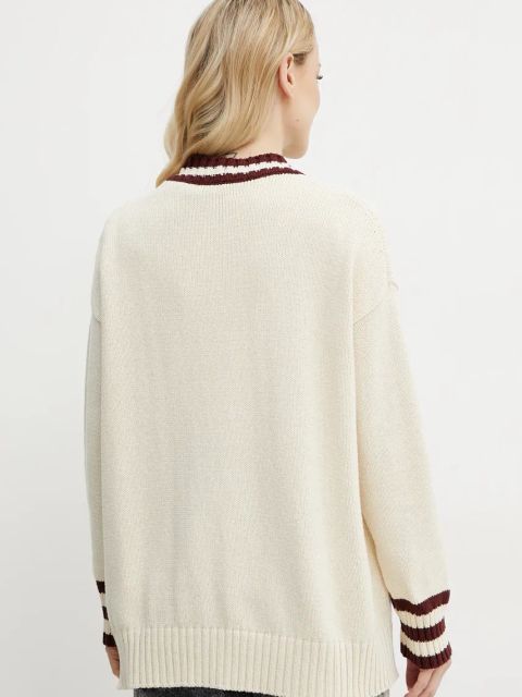 Weekend Max Mara kardigan damski kolor beżowy 2515341061600