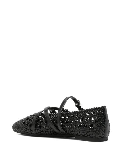 Michael Kors Indy buckle-strap ballet flats - Black