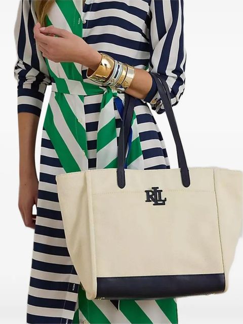Lauren Ralph Lauren large Cameryn logo-plaque tote bag - Neutrals - zdjęcie produktu nr 2