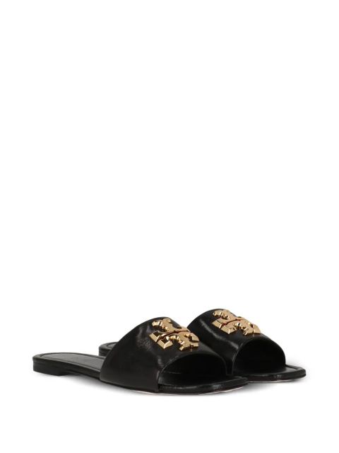 Tory Burch Eleanor T-logo flat sandals - Black - zdjęcie produktu nr 2