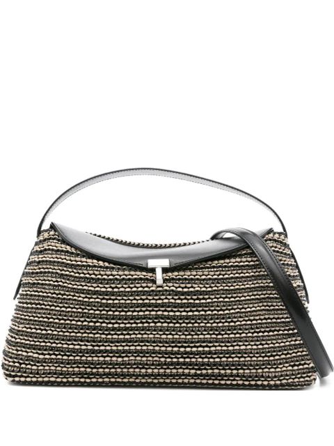 TOTEME woven leather top handle bag - Black - zdjęcie produktu nr 1
