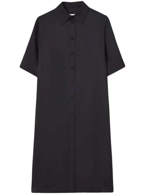 Jil Sander short-sleeve midi shirtdress - Blue - zdjęcie produktu nr 1