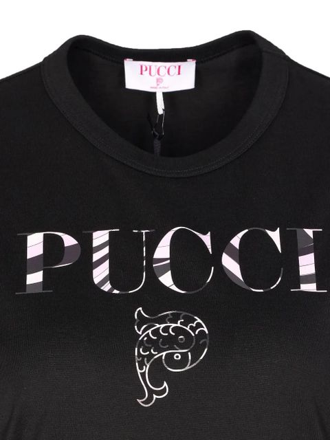 PUCCI logo graphic T-shirt - Black
