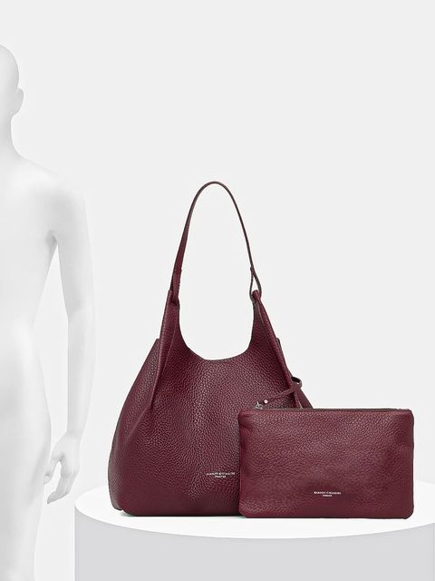 Gianni Chiarini torebka skórzana DUA kolor bordowy BS 9720 RNGDBL