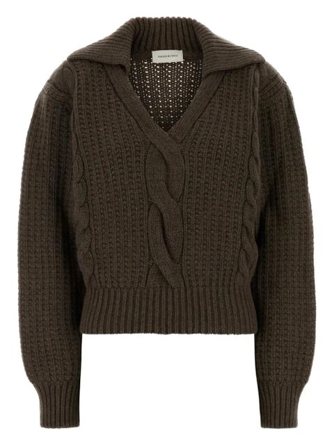 Magda Butrym cashmere sweater - Brown - zdjęcie produktu nr 1