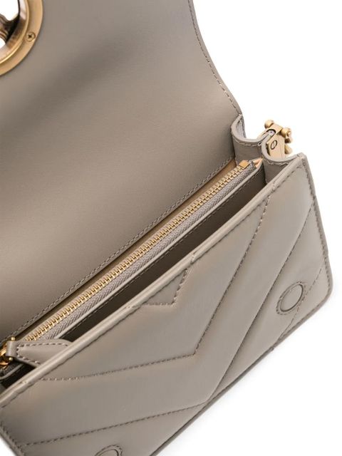 PINKO mini Love Click cross body bag - Grey