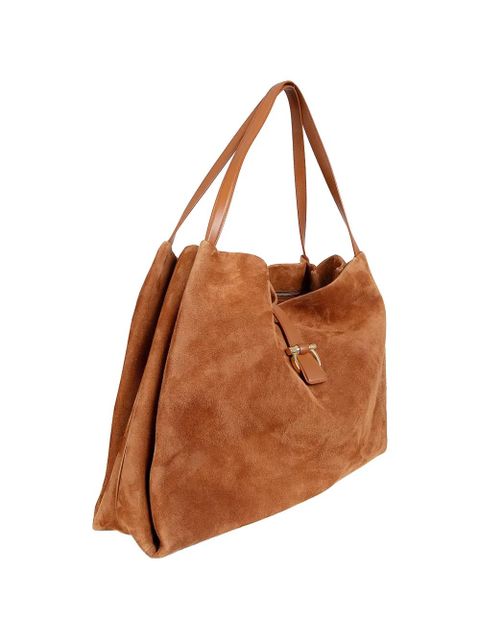 Ferragamo suede-leather tote bag - Brown
