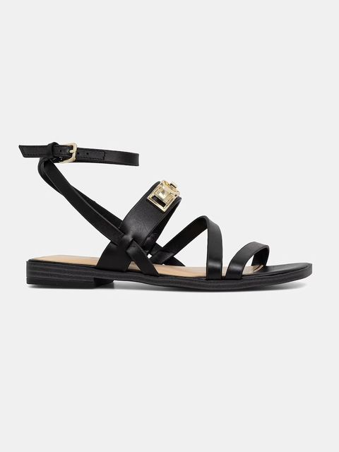 Guess sandały damskie skórzane RULA - zdjęcie produktu nr 1