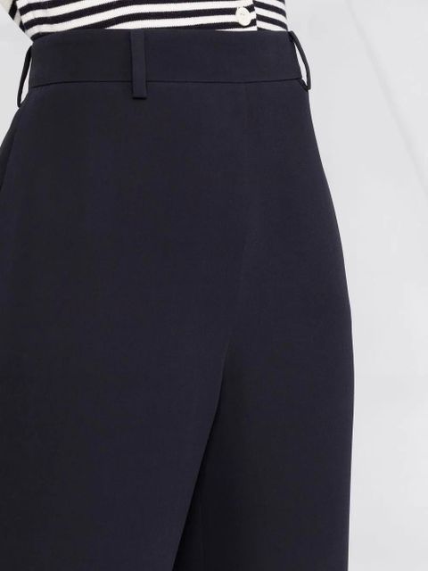 Valentino Garavani high-waisted wide-leg trousers - Blue