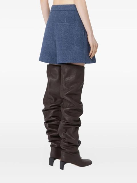 Sportmax runway wool shorts - Blue