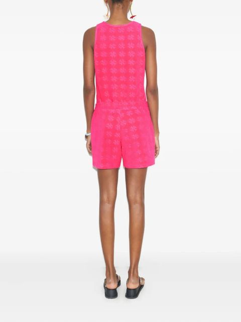 Tory Burch sleeveless textured tank top - Pink - zdjęcie produktu nr 2