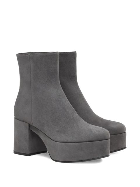 Gianvito Rossi Sally platform boots - Grey - zdjęcie produktu nr 2