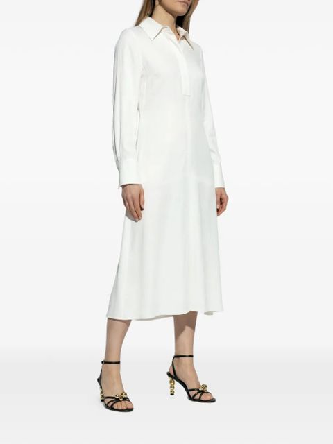 Victoria Beckham collared midi dress - Neutrals - zdjęcie produktu nr 2