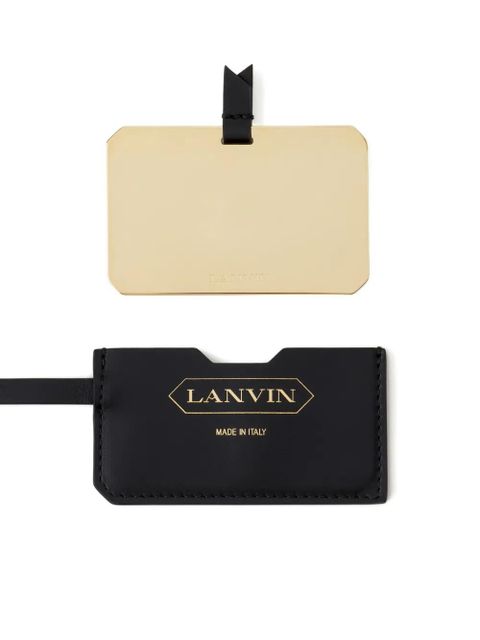 Lanvin leopard studded bucket bag - Black