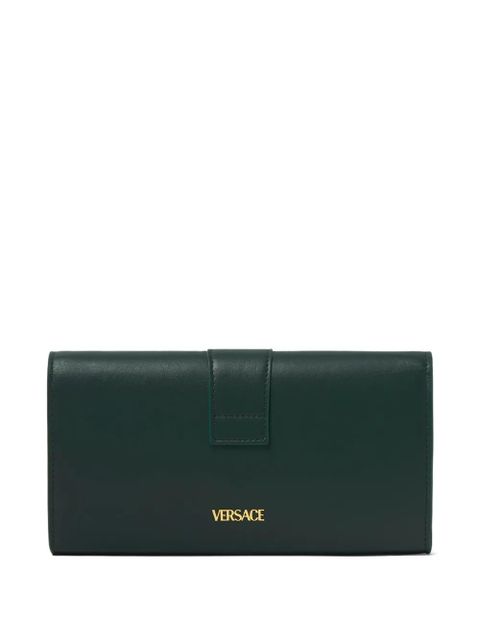 Versace V-logo leather wallet - Green - zdjęcie produktu nr 2