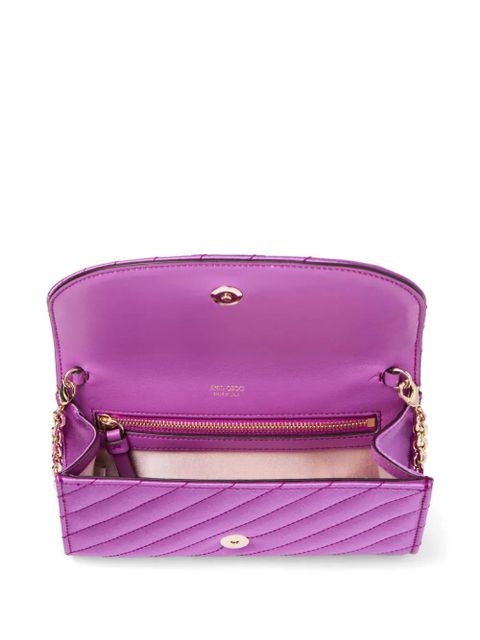 Jimmy Choo Curve clutch bag - Purple