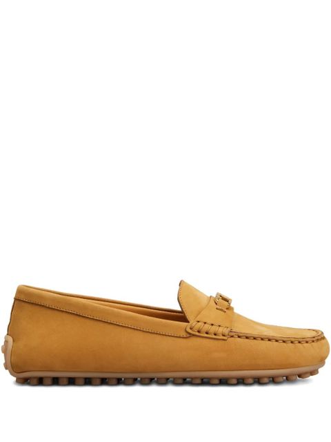 Tod's T-buckle topstitched loafers - Brown - zdjęcie produktu nr 1