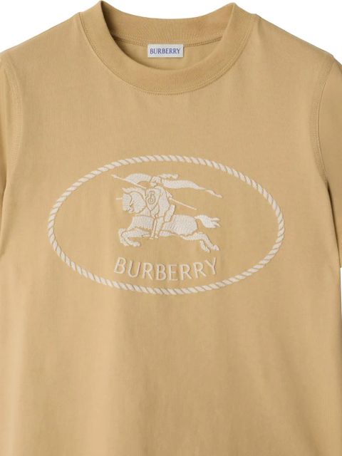 Burberry Knight-print cotton t-shirt - Neutrals