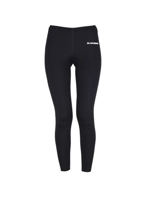 Jil Sander logo-print leggings - Black - zdjęcie produktu nr 1