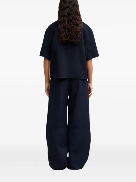 AMI Paris camp-collar jacket - Blue