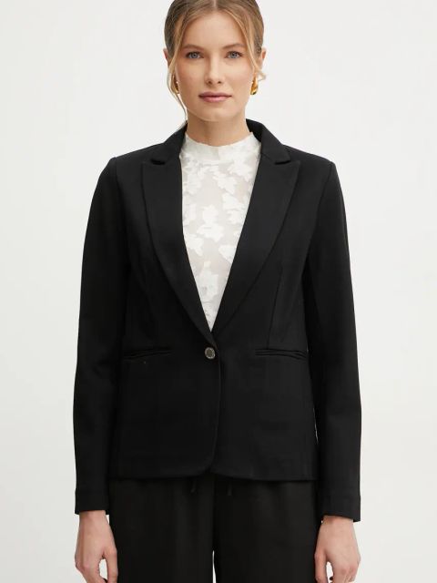 Morgan marynarka VELO kolor czarny jednorzędowa gładka VELO