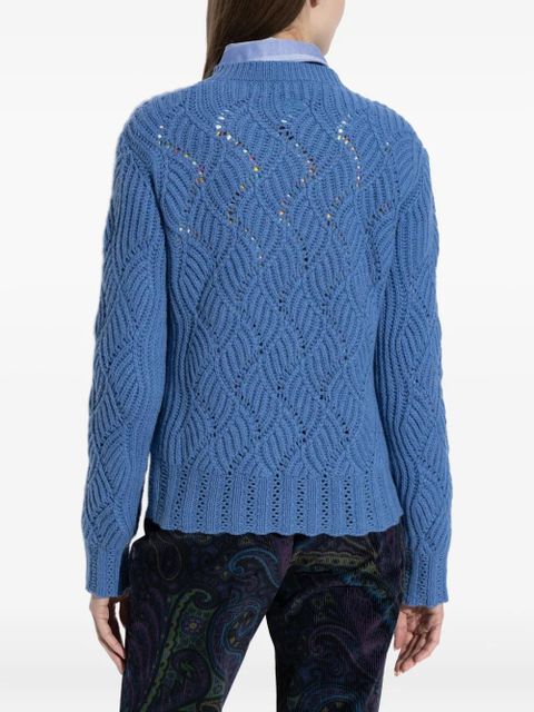 ETRO cashmere sweater - Blue - zdjęcie produktu nr 2