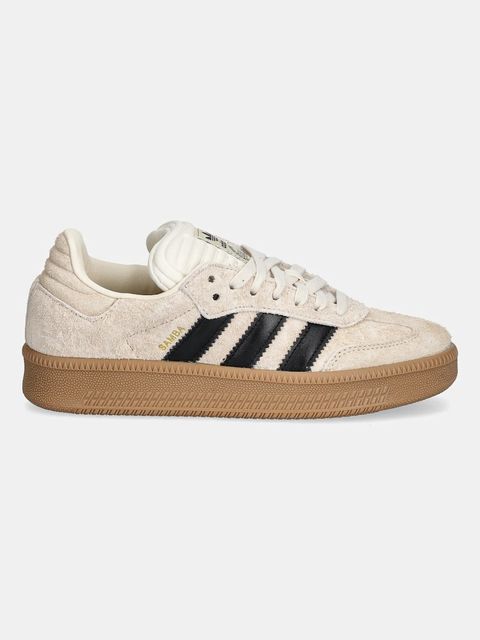 adidas Originals sneakersy zamszowe Samba XLG kolor beżowy JS3828