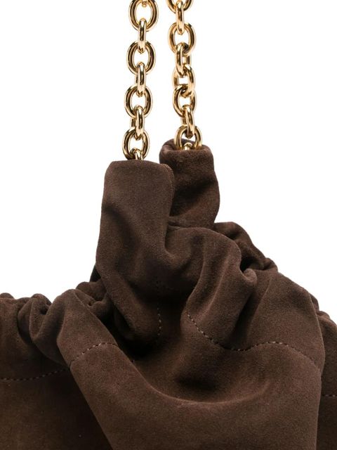 DeMellier Midi Miami suede shoulder bag - Brown