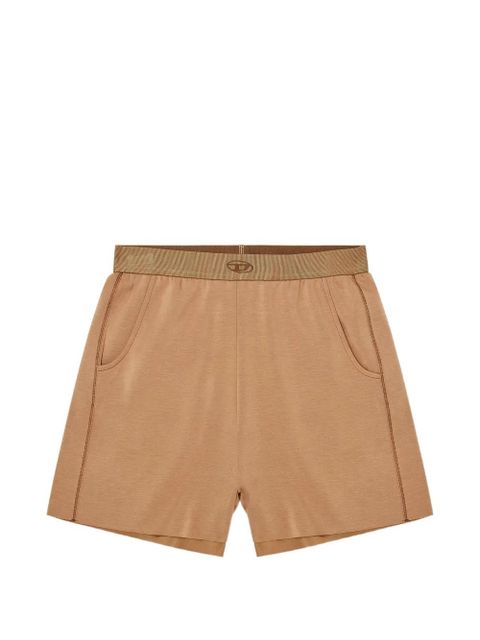 Diesel logo-embossed shorts - Brown - zdjęcie produktu nr 1