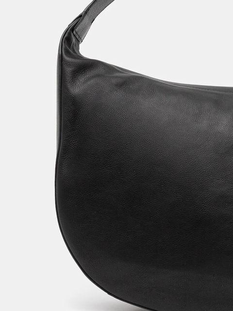 Patrizia Pepe torebka skórzana kolor czarny 8B0278 L164