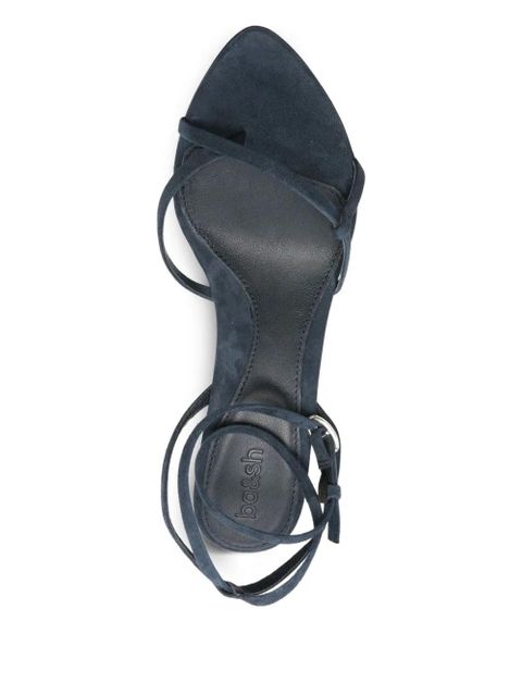 Ba&Sh 70mm Cera ankle-tie stiletto sandals - Blue