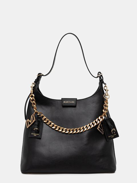 Marciano by Guess torebka skórzana kolor czarny 5YGZ05 7330A - zdjęcie produktu nr 1