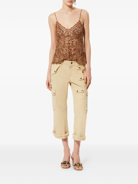 ISABEL MARANT Olva silk top - Brown - zdjęcie produktu nr 2