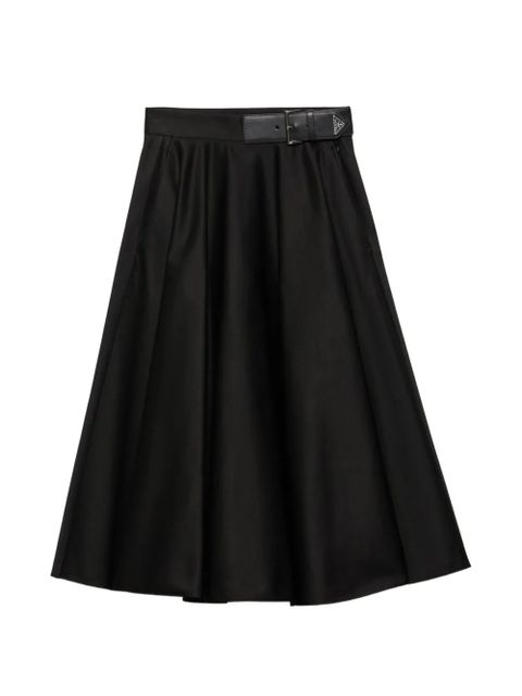 Prada chino circle midi-skirt - Black - zdjęcie produktu nr 1