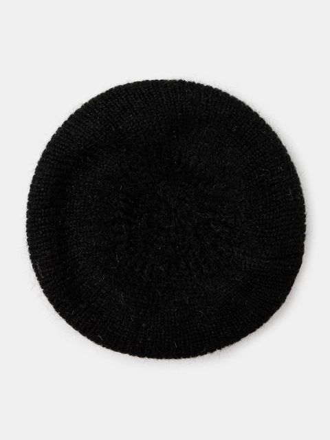 Answear.LAB beret wełniany kolor czarny wełniany - zdjęcie produktu nr 2