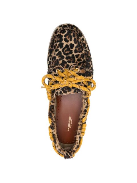 Golden Goose Cruise leopard-print loafers - Brown