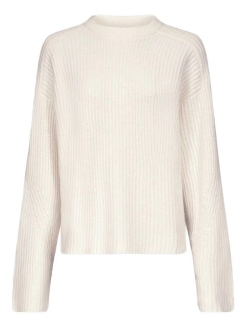 LouLou de Saison AXEL ribbed crew-neck sweater - White - zdjęcie produktu nr 1