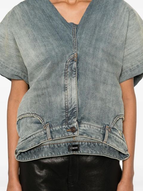 Balenciaga Denim Pants top - Blue