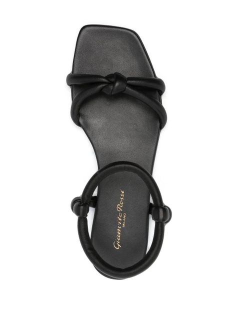 Gianvito Rossi Juno leather sandals - Black