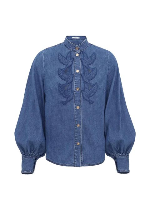 ZIMMERMANN button denim shirt - Blue - zdjęcie produktu nr 1