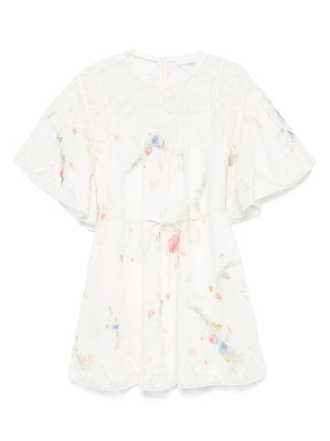 ZIMMERMANN lace-trim dress - White - zdjęcie produktu nr 1