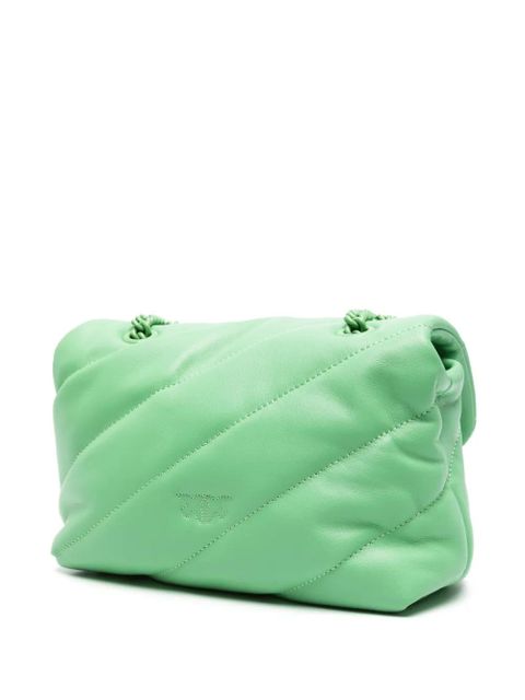 PINKO mini Love quilted shoulder bag - Green