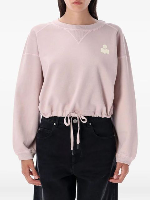 MARANT ÉTOILE cotton blend sweatshirt - Pink - zdjęcie produktu nr 1